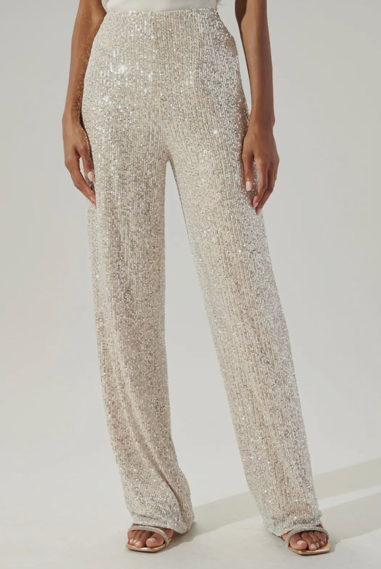 Friday Night High Waisted Sequin Pant
