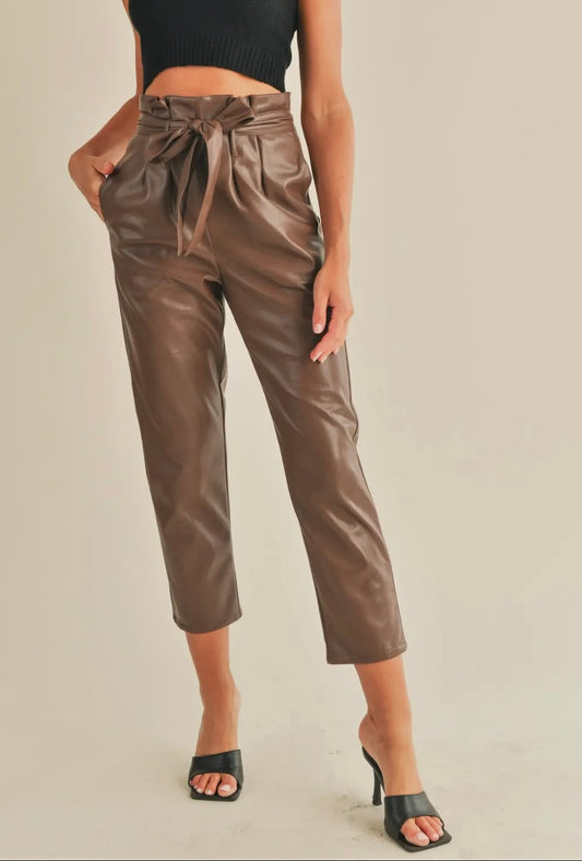 Melani Leather Pant